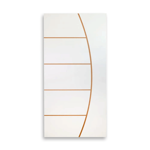 Porta Canaã Madeira Frisada Branca 210x60x3