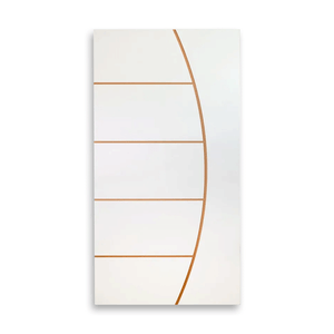 Porta Canaã Madeira Frisada Branca 210x70x3