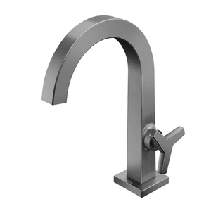 Torneira Para Lavatório Docol City De Mesa Grafite Escovado